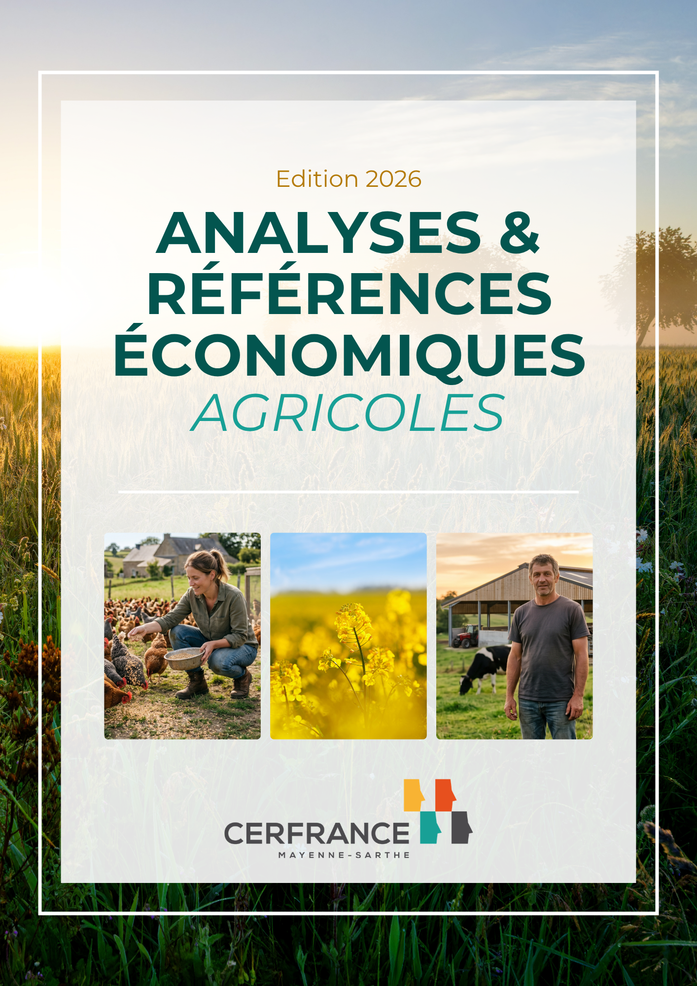 Analyses et Références Agricoles 2026, conseil en agriculture, Cerfrance Mayenne - Sarthe